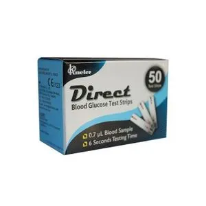 شرائط جهاز قياس نسبة السكر في الدم دايركت - Direct Blood Glucose Test Strips