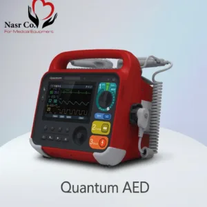 جهاز صدمات كهربائية كوانتم 4×1 مزود بشاشة – للاستخدام في الرعاية الطبية